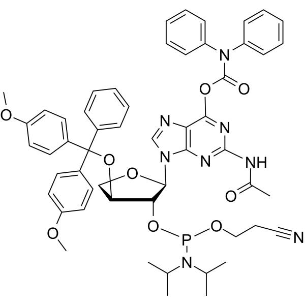 DMTr-TNA-G(O6-CONPh2)(N2Ac)-amidite 325683-97-4